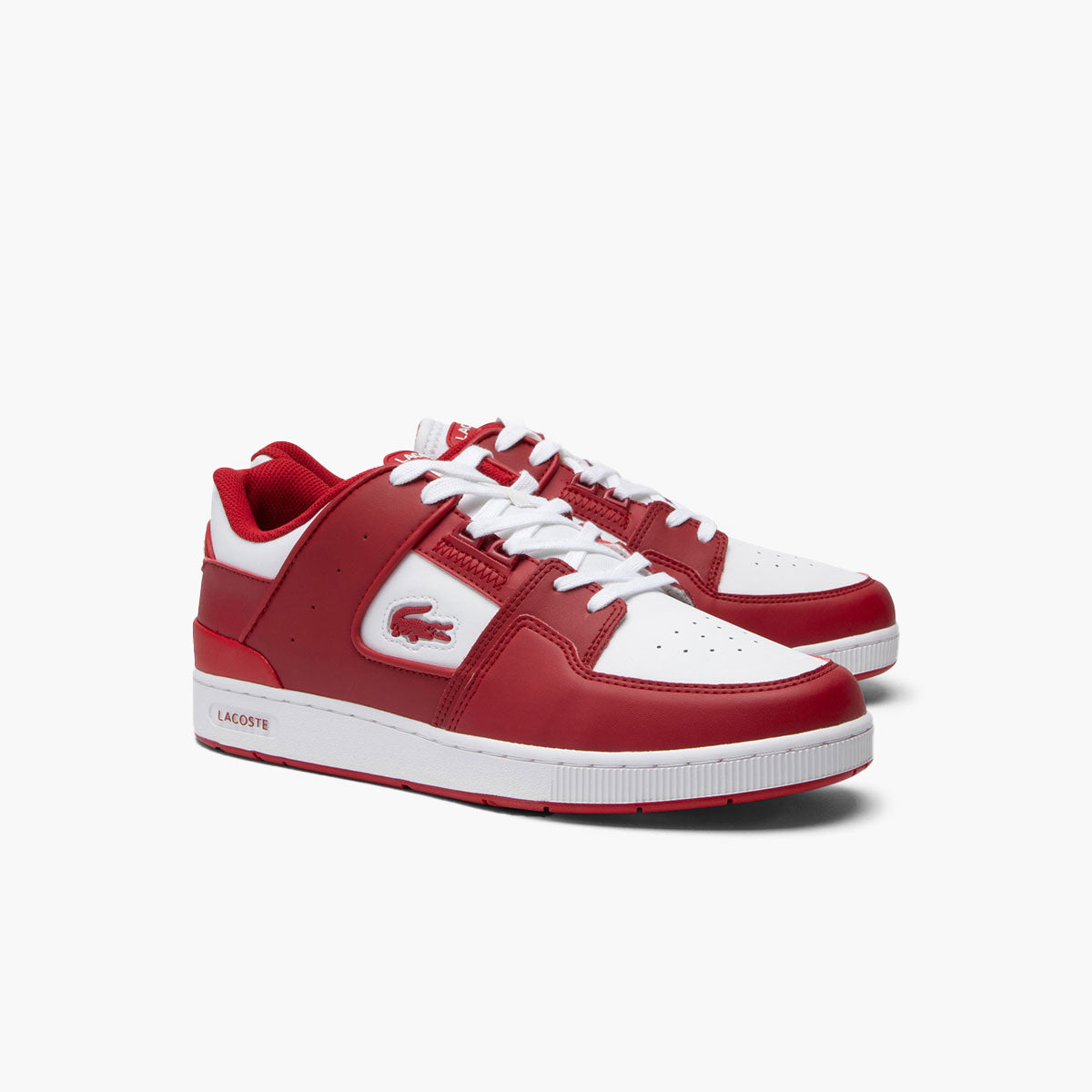 Lacoste Court Cage Leather Trainers | LEVISONS