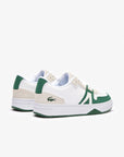Lacoste L001 Contrasted Leather Trainers | LEVISONS