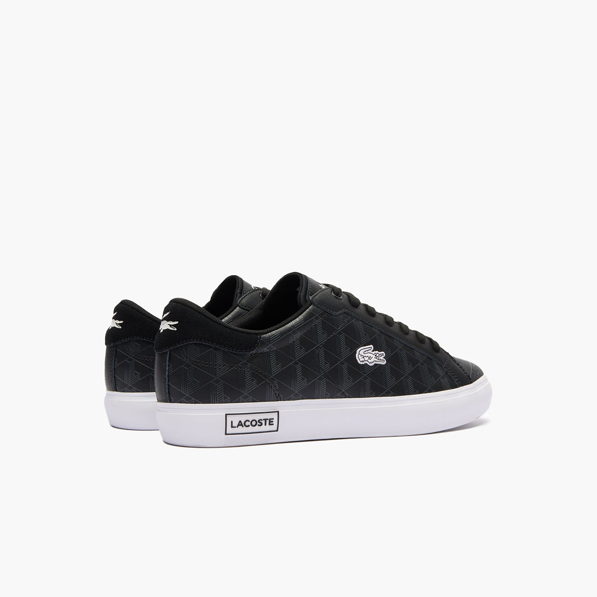 Lacoste Powercourt Leather Trainers | LEVISONS