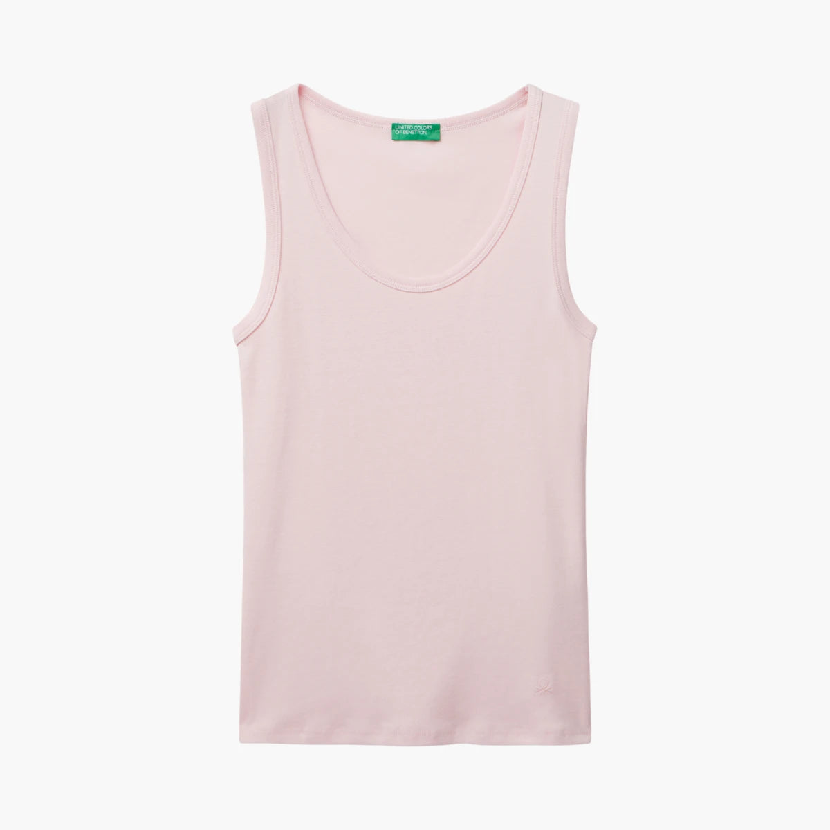 United Colors Of Benetton Woman Pink Tank Top In Pure Cotton | LEVISONS