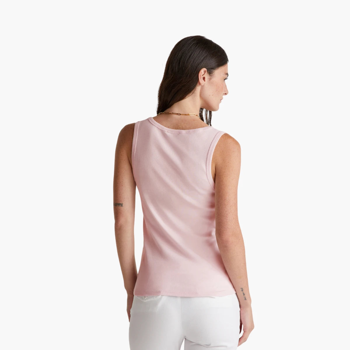 United Colors Of Benetton Woman Pink Tank Top In Pure Cotton | LEVISONS