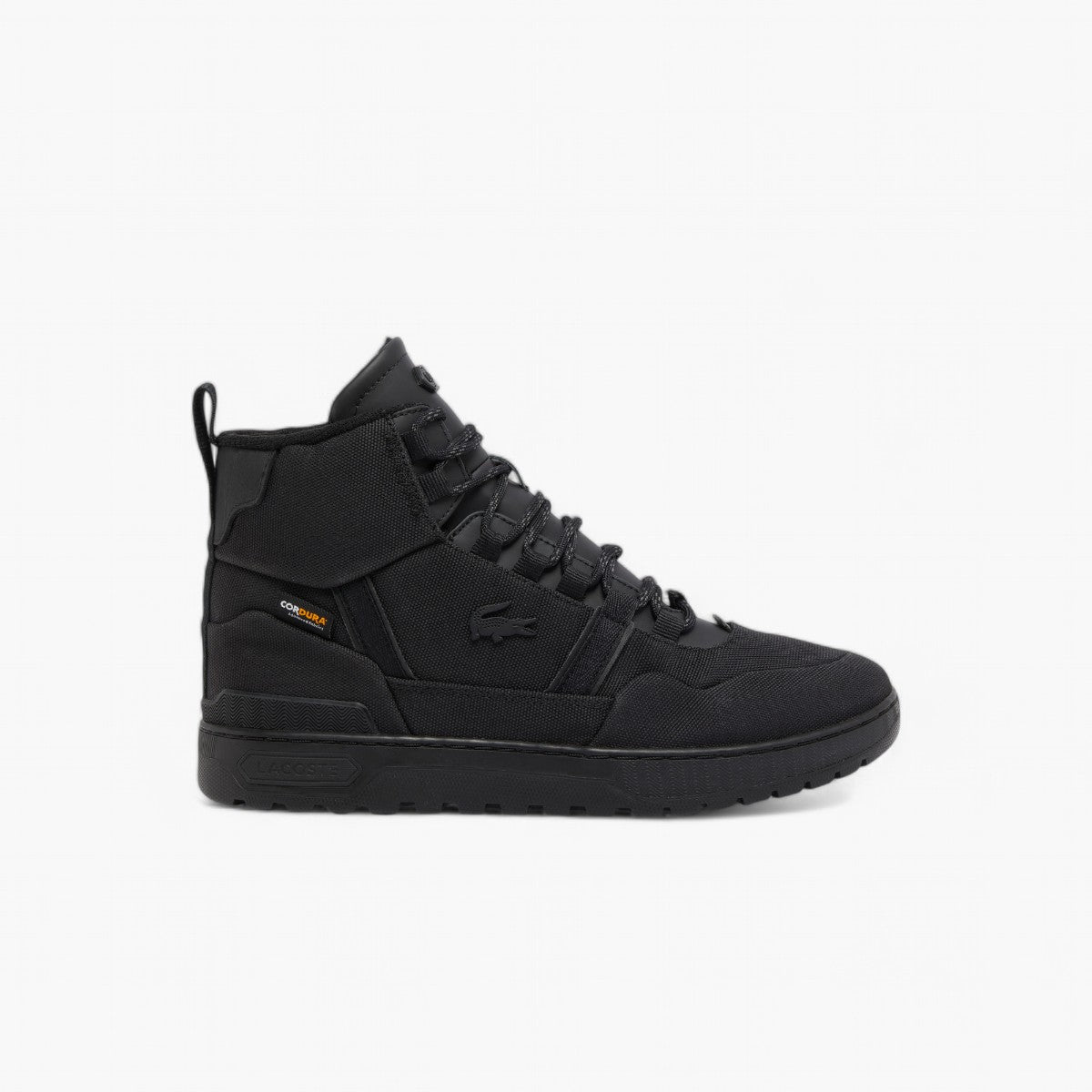 Lacoste T-Clip Mid-Top Trainers | LEVISONS