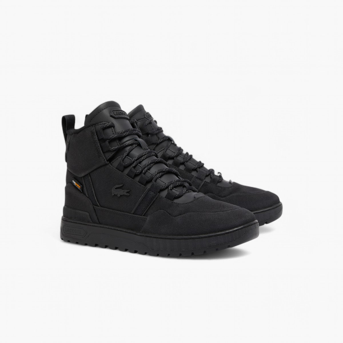 Lacoste T-Clip Mid-Top Trainers | LEVISONS