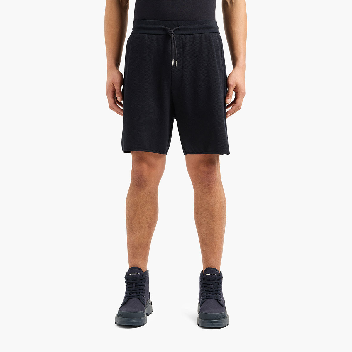 Armani Exchange Polycotton Jacquard Piqué Shorts | LEVISONS