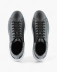 Armani Exchange Coated Sneaker With All Over Logo On The Collar | LEVISONS