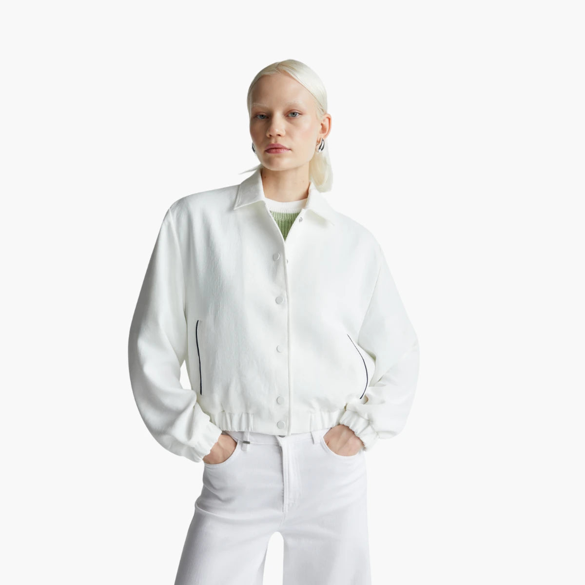 United Colors Of Benetton Woman Regular Fit Bomber Jacket | LEVISONS