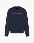 Armani Exchange Dropped Shoulder Retro Sports Cotton Crewneck Sweatshirt | LEVISONS