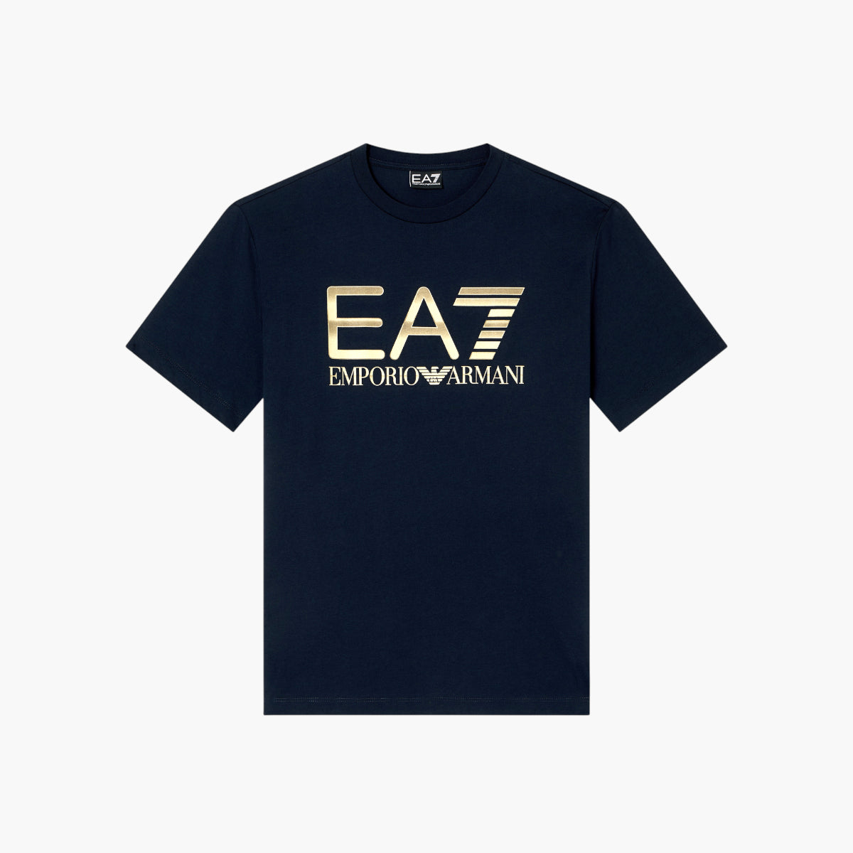 EA7 Regular Fit Logo Series Cotton T-Shirt | LEVISONS