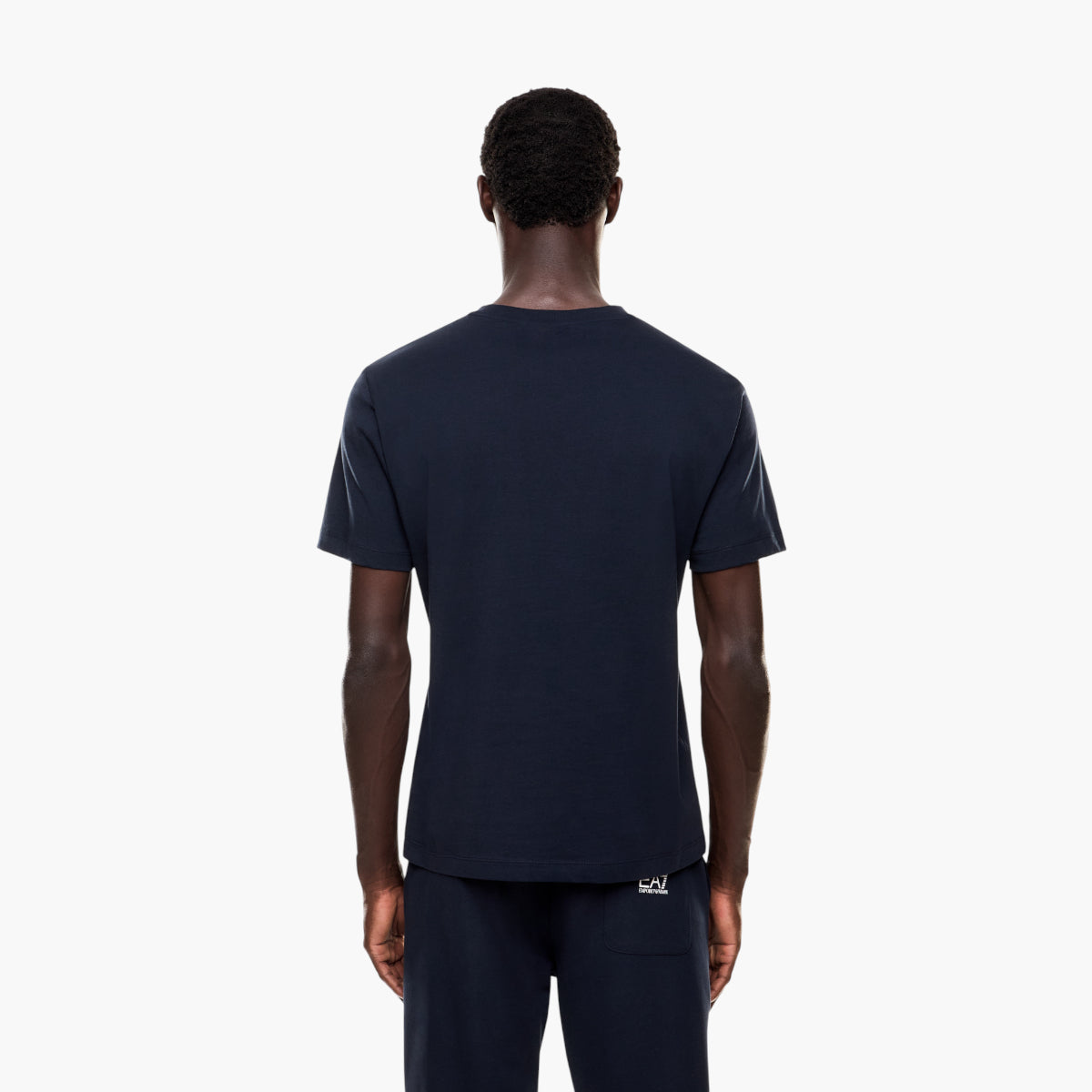 EA7 Regular Fit Logo Series Cotton T-Shirt | LEVISONS