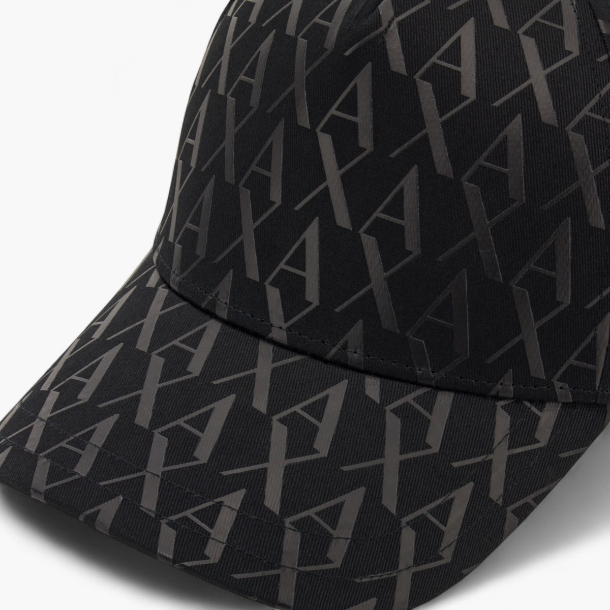 Armani Exchange All Over Logo Cap With Adjustable Closure | LEVISONS
