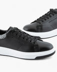 Armani Exchange Coated Sneaker With All Over Logo On The Collar | LEVISONS