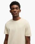 BOSS Black Stretch Cotton Crew Neck Logo Tee | LEVISONS