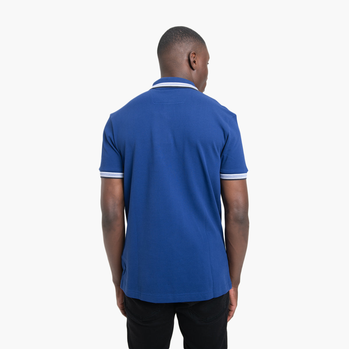 BOSS Green Paddy Polo Shirt In Cotton Pique With Logo Undercollar | LEVISONS