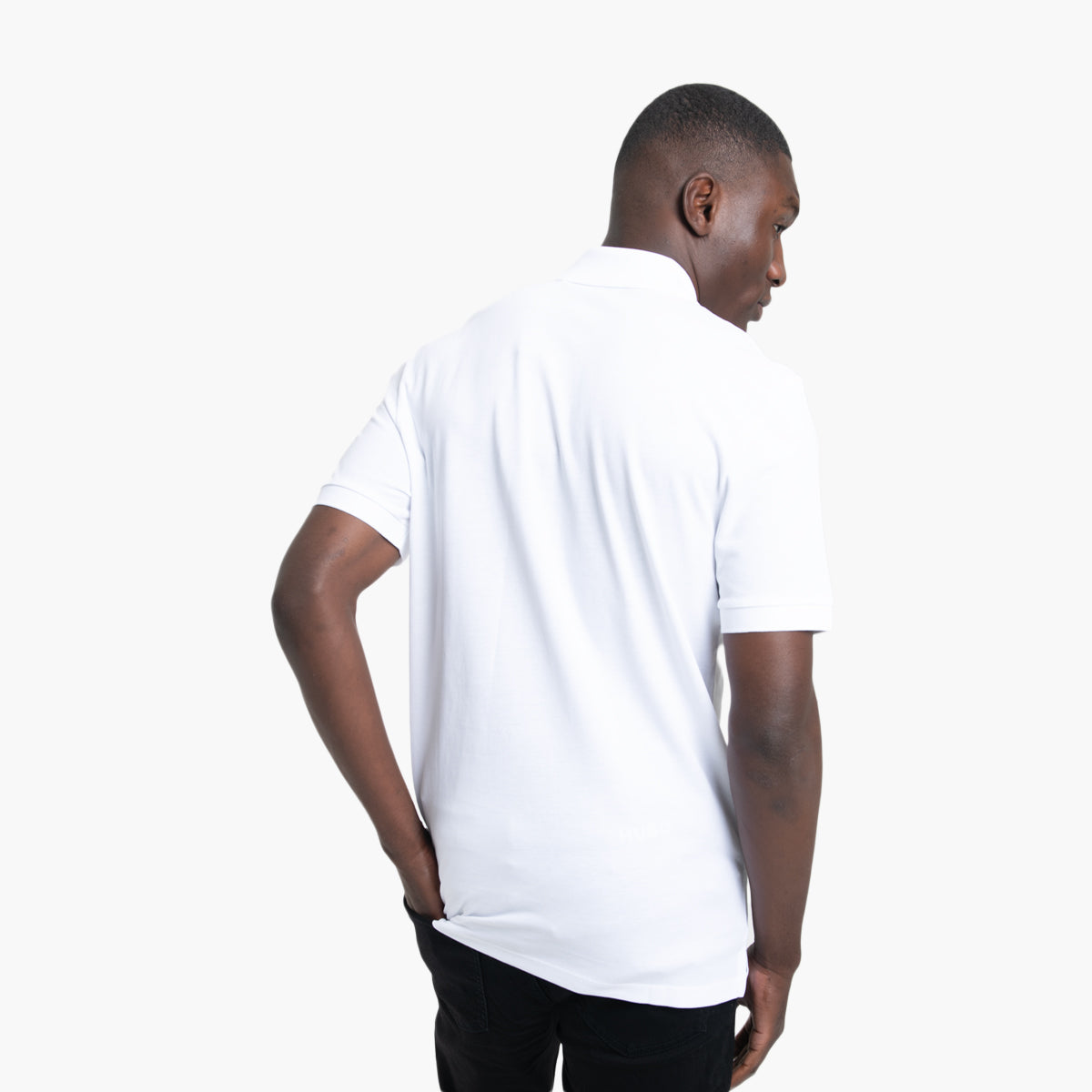 BOSS Black Cotton-Pique Polo Shirt With Logo Detail | LEVISONS