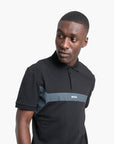 BOSS Green Cotton-Pique Slim-Fit Polo Shirt With Colour-Blocking And Logo | LEVISONS