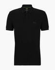 BOSS Green Cotton-Pique Polo Shirt | LEVISONS