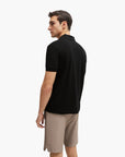 BOSS Green Cotton-Pique Polo Shirt | LEVISONS