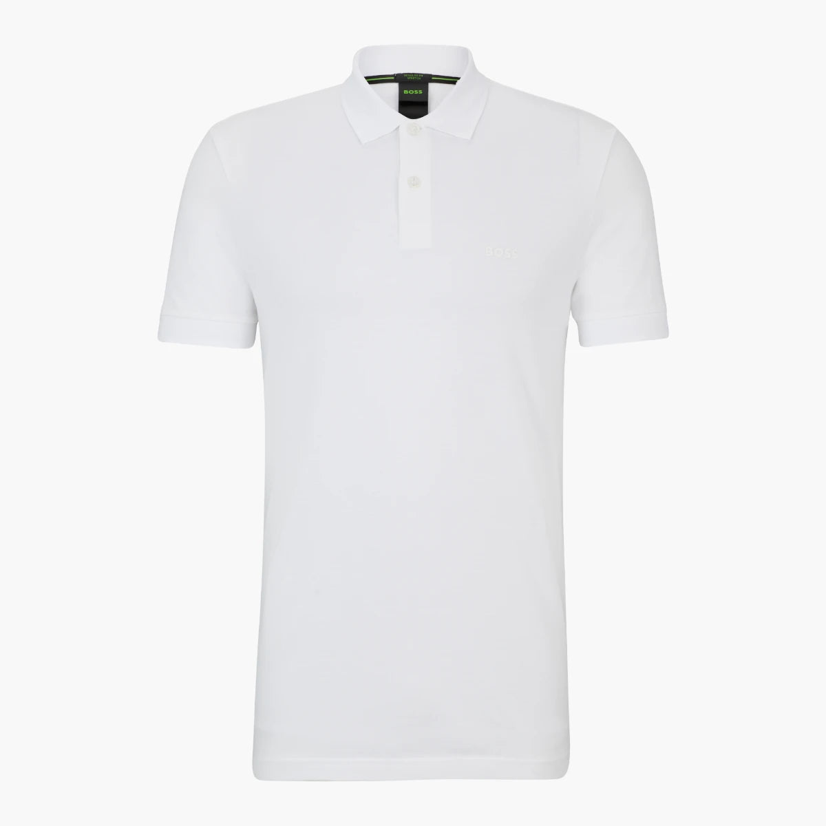 BOSS Green Cotton-Pique Polo Shirt | LEVISONS