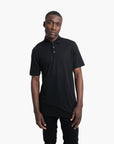 BOSS Black Cotton Polo Shirt With Logo-Print | LEVISONS