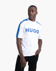 Hugo Blue Cotton-Jersey Regular-Fit T-Shirt | LEVISONS