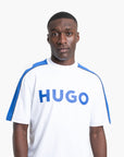 Hugo Blue Cotton-Jersey Regular-Fit T-Shirt | LEVISONS