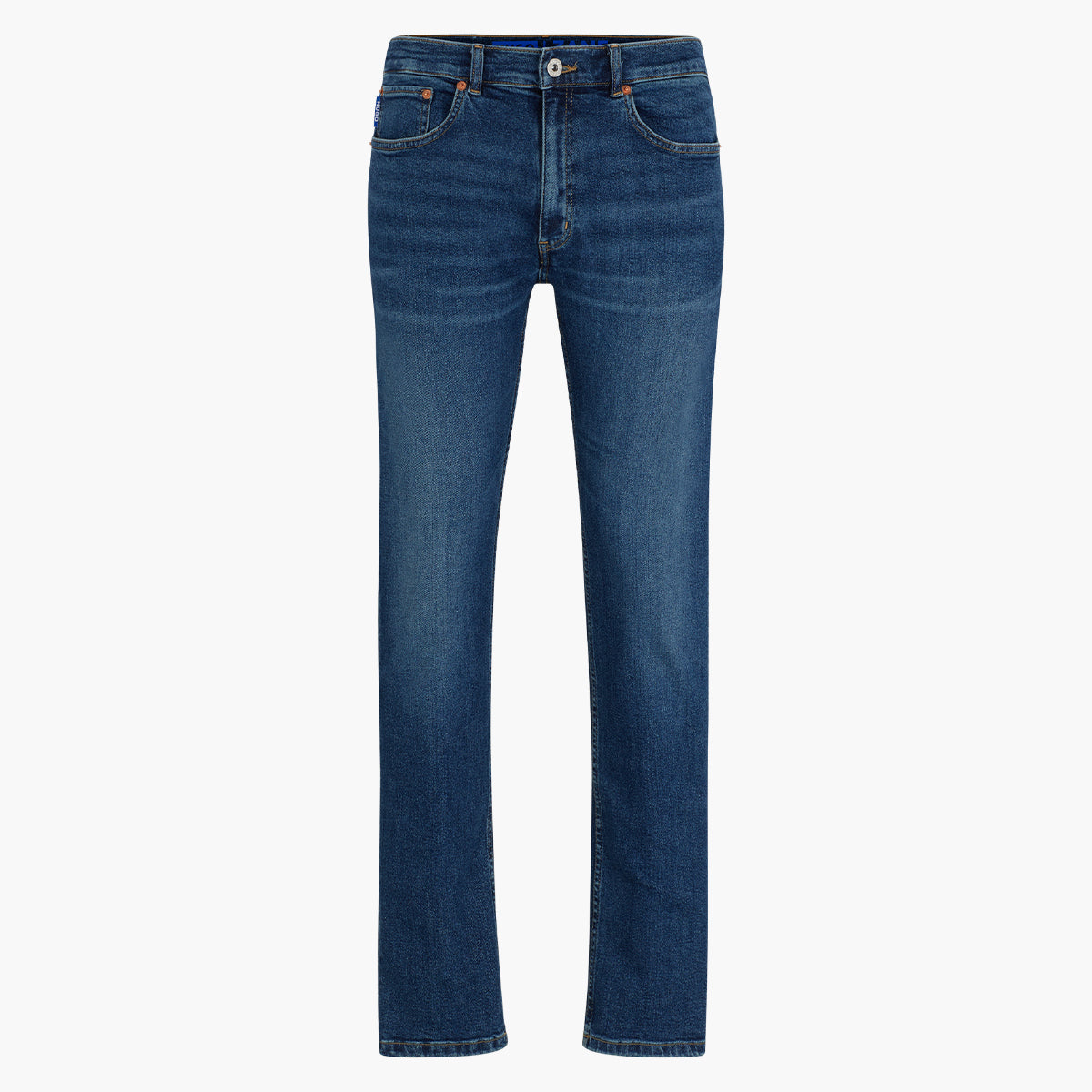 Hugo Blue Extra-Slim-Fit Jeans In Mid-Blue Stretch Denim | LEVISONS