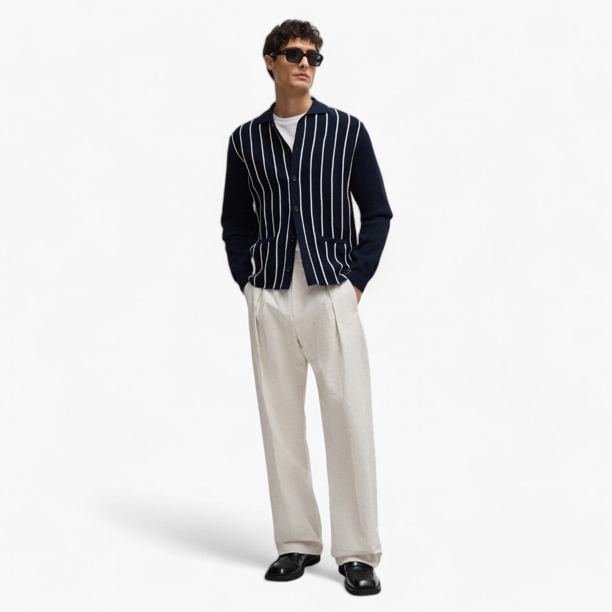 BOSS Black American College Knitted Cardigan | LEVISONS