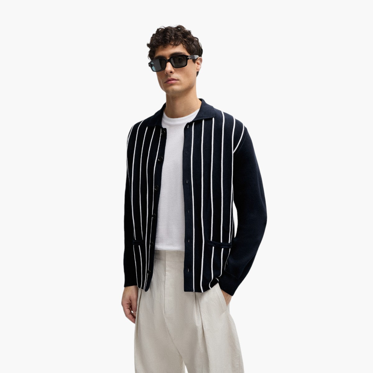 BOSS Black American College Knitted Cardigan | LEVISONS