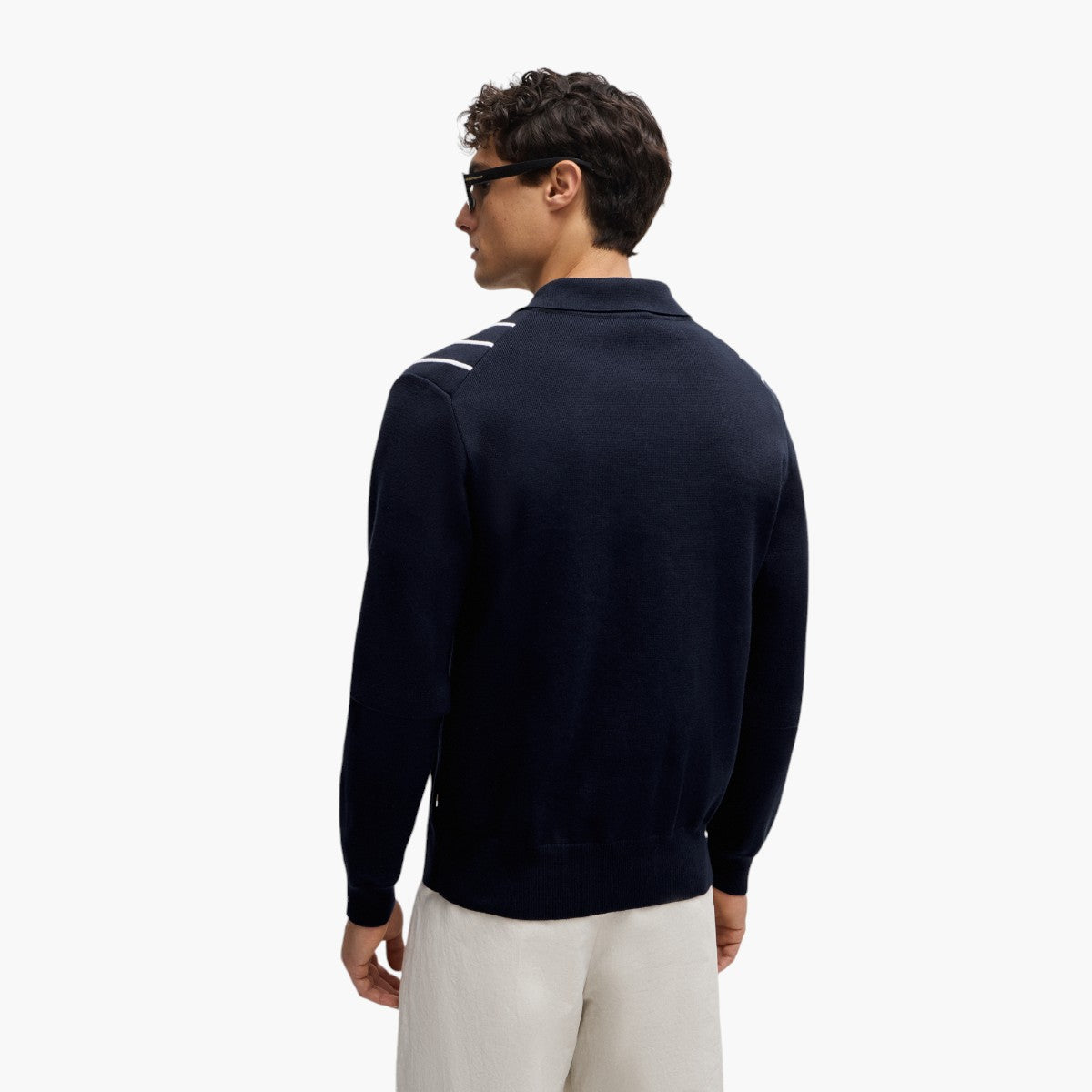 トップス MOLTEMANI Classic Col. / sweat cardigan moltemani Classic Col sweat cardigan