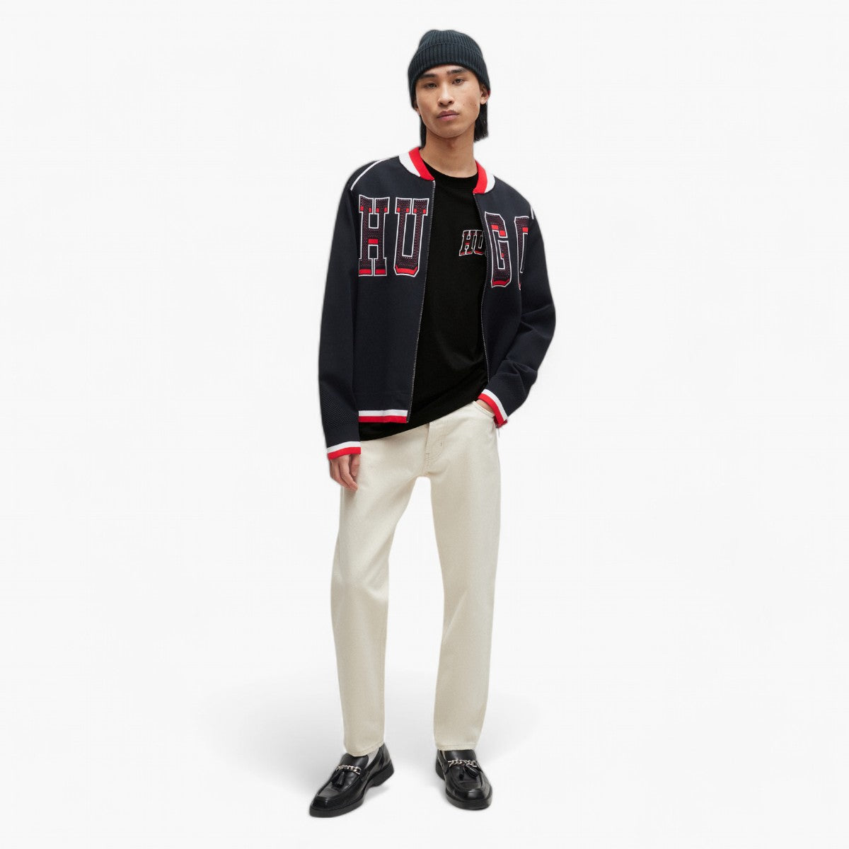 Hugo Red Cotton-Jersey Regular-Fit T-Shirt With Logo | LEVISONS