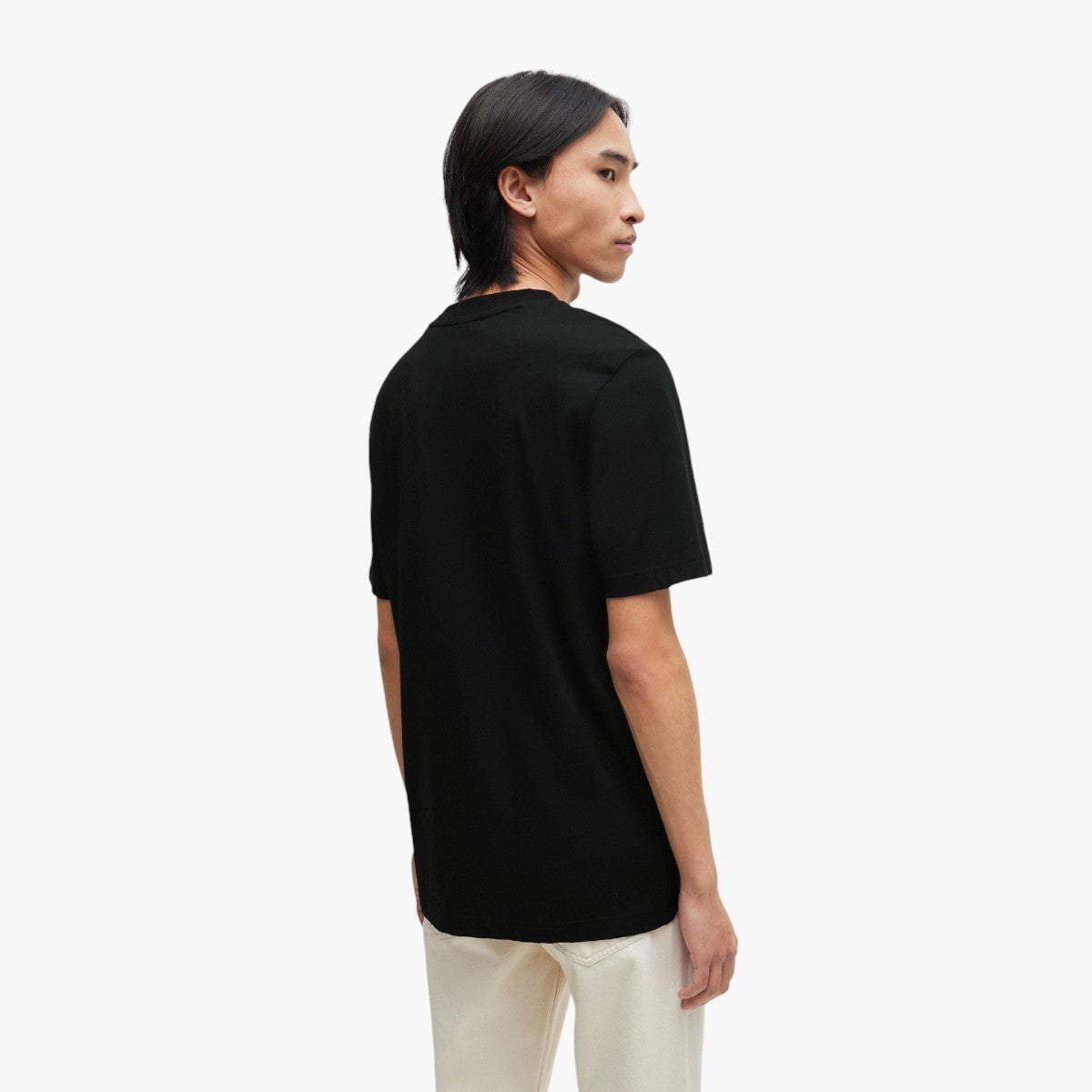 Hugo Red Cotton-Jersey Regular-Fit T-Shirt With Logo | LEVISONS