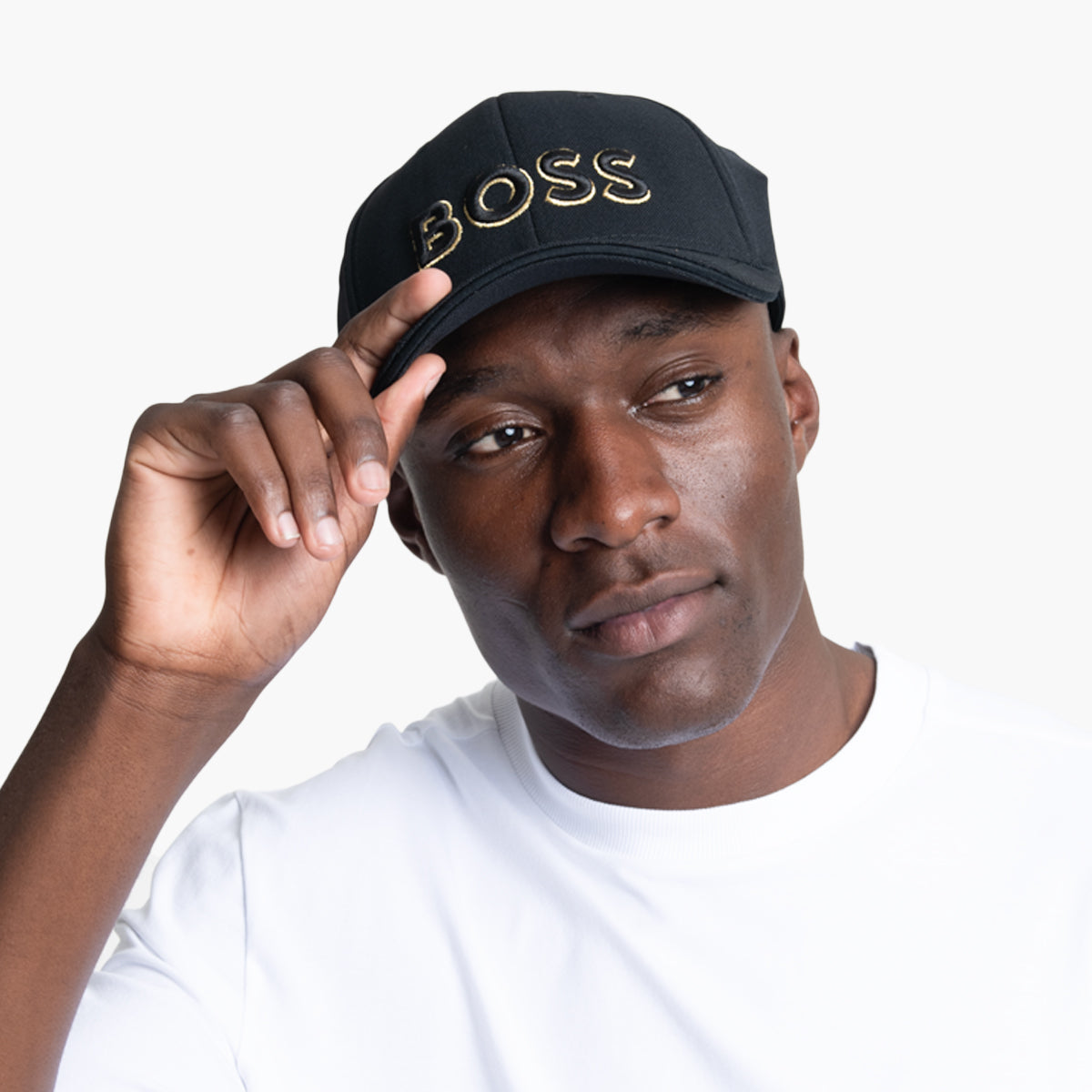 BOSS Green Knitted-Pique Six-Panel Cap With Embroidered Logo | LEVISONS