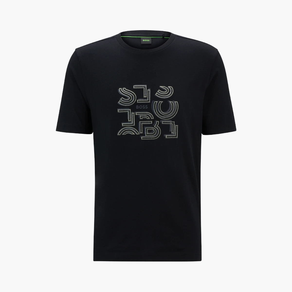 BOSS Green Cotton-Jersey Regular-Fit T-Shirt With Typographic Artwork | LEVISONS