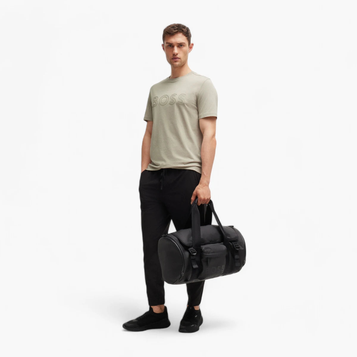 BOSS Green Cotton-Jersey Regular-Fit T-Shirt With Logo Artwork | LEVISONS