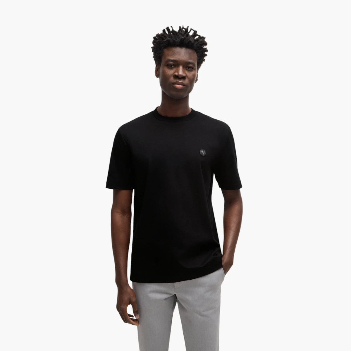 Mercerized-Cotton T-Shirt With Double B Monogram – Levisons