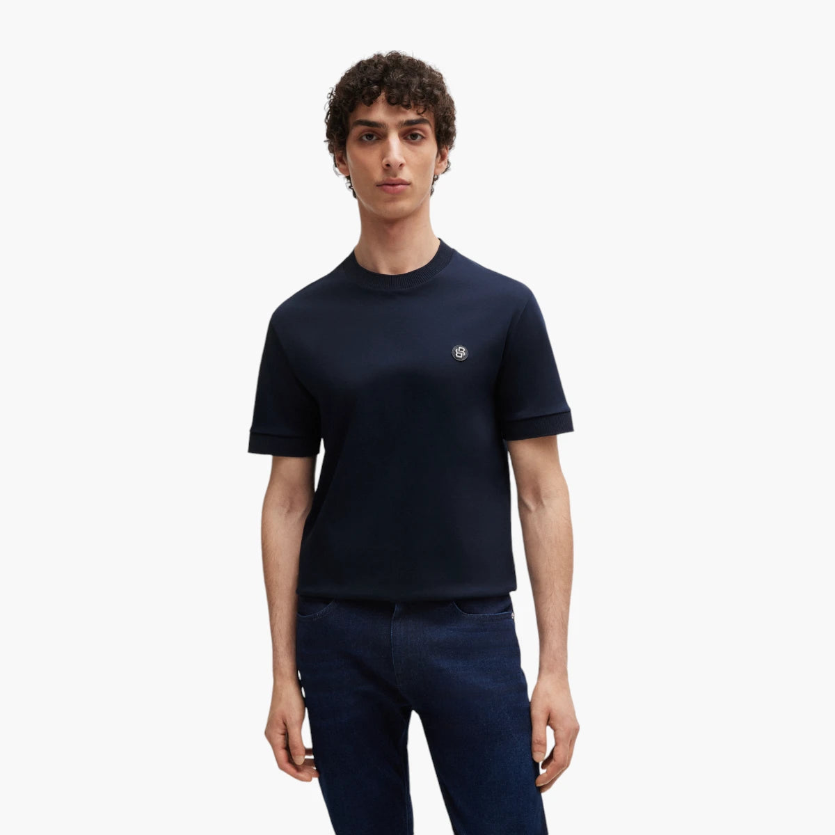 Mercerized-Cotton T-Shirt With Double B Monogram – Levisons