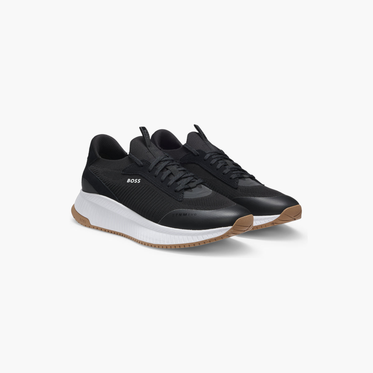 BOSS Black Ttnm Evo Running-Style Knitted Trainers | LEVISONS