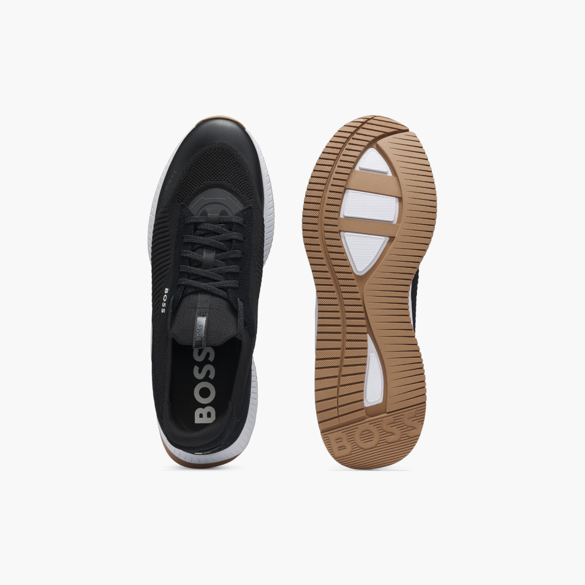 BOSS Black Ttnm Evo Running-Style Knitted Trainers | LEVISONS