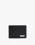 Hugo Red Grained-Leather Card Holder With Logo Plate | LEVISONS