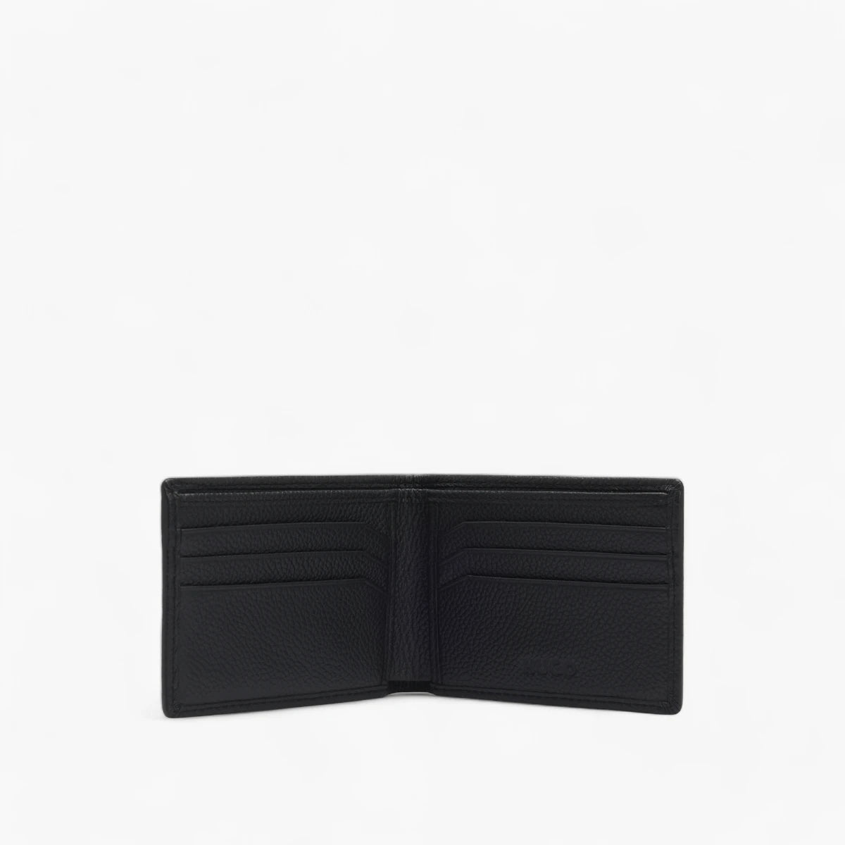 Hugo Red Grained-Leather Card Holder With Logo Plate | LEVISONS