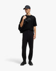 BOSS Green Relaxed-Fit T-Shirt In Interlock Cotton With Gloss Artwork | LEVISONS