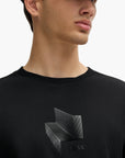 BOSS Green Relaxed-Fit T-Shirt In Interlock Cotton With Gloss Artwork | LEVISONS