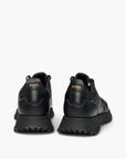 BOSS Black Waterproof Gore-Tex Trainer In Polished Leather | LEVISONS