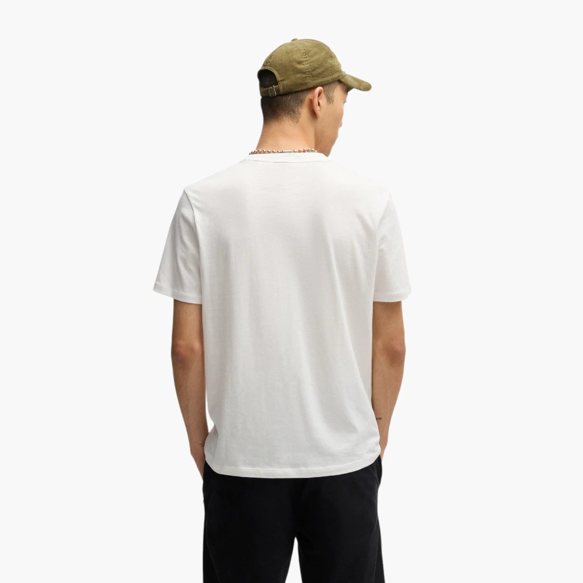 Hugo Red Cotton-Jersey T-Shirt With Racing Logo Print | LEVISONS