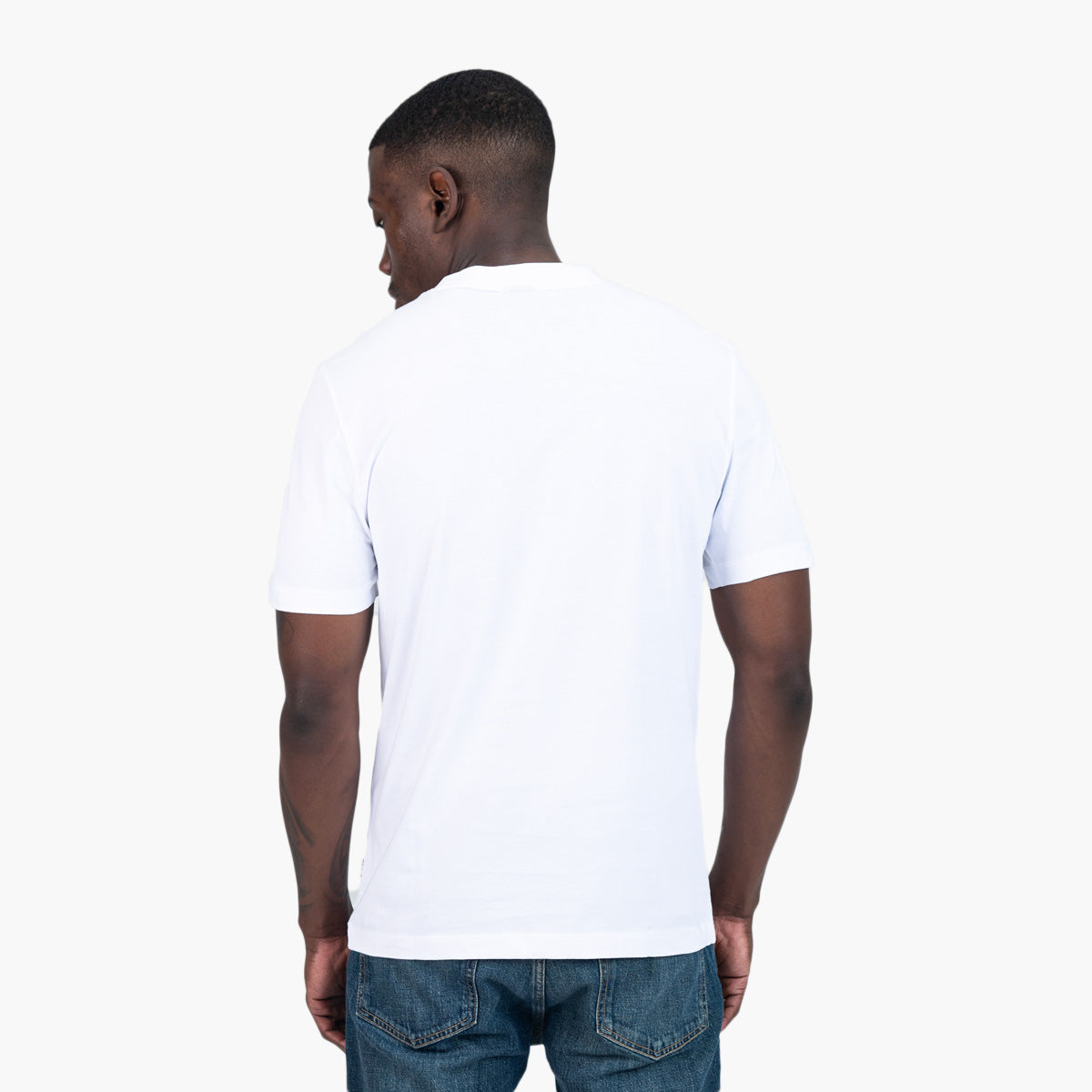 BOSS Black Cotton-Jersey Regular-Fit T-Shirt With Script Logo | LEVISONS