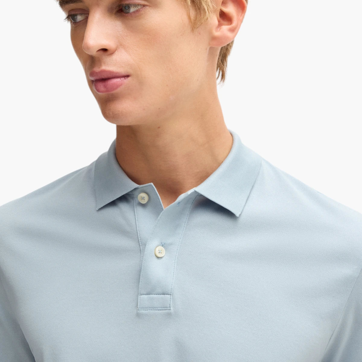 BOSS Black Mercerized-Cotton Regular-Fit Polo Shirt With Stripe Trims | LEVISONS