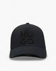 Hugo Red Logo-Stacked Cotton Twill Snapback | LEVISONS