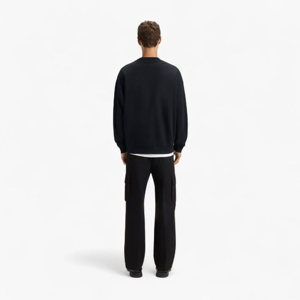 Hugo Red Oversized Reflective Logo Terry Sweatshirt | LEVISONS