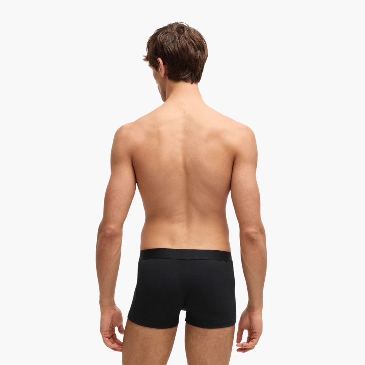 Boss Black Three-Pack Of Stretch-Cotton Trunks With Logo Waistbands | LEVISONS