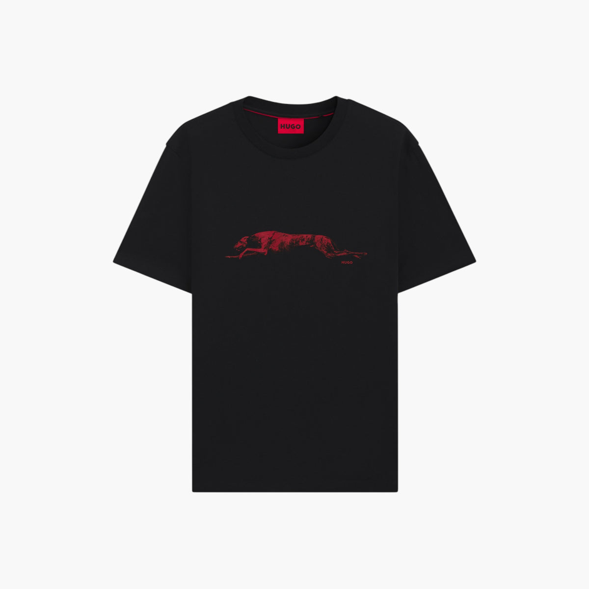 Hugo Red Dog-Artwork T-Shirt In Cotton Jersey | LEVISONS
